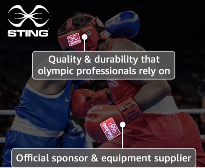 Sting IBA-Approved Competition Head Guard – Blue Boxing Headgear